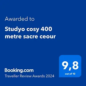 Studyo Cosy 400 Metre Sacre Ceour París